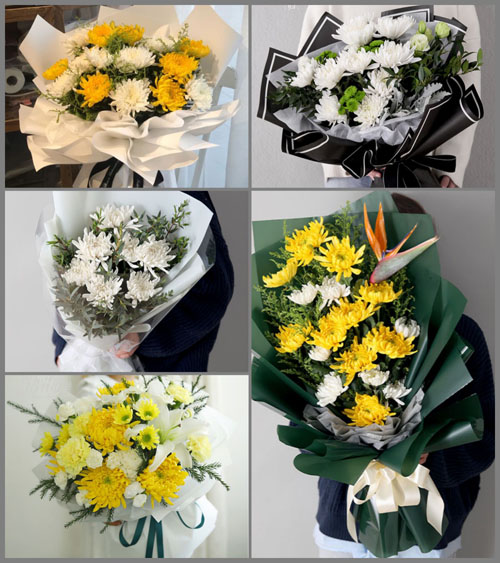 贵州铜仁市石阡县中坝街道河东村白事花束代送